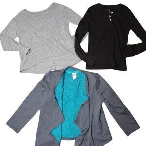 Three-Piece Childrens Long Sleeve Top bundle winter fall size XS 4t 5t cherokee
